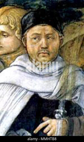 Fra Filippo Lippi - Autoportreto Foto Stock