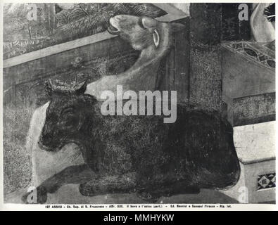 . "Giotto", il presepe di Greccio . 1290s. vedere il nome o la categoria "Giotto", il presepe di Greccio 10 Foto Stock