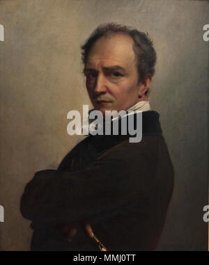 François-Joseph Navez (1787-1869) - Zelfportret (1826) - KMSK Brussel 25-02-2011 13-16-16 25-02-2011 14-16-16 Foto Stock