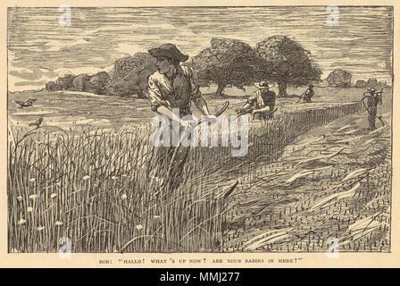 . Inglese: nome file: 10 09 000164 Titolo: Bob: "Hallo! Cosa succede adesso? Sono i vostri bimbi in qui?" creatore/collaboratore: Omero, Winslow, 1836-1910 (artista) Data di pubblicazione: 1881-07 Descrizione fisica: 1 stampa : incisione su legno Genere: incisioni su legno; illustrazioni periodiche note: Pubblicato in: San Nicola: una rivista illustrata per giovani Folk, luglio 1881, p. 664. Collezione: Winslow Homer posizione raccolta: Boston Public Library, reparto di stampa diritti: No restrizioni note Flickr dati su 2011-08-11: Fotocamera: Epson EXP10000XL10000 Tags: Winslow Homer utente: Boston Public Library BPL . 5 Maggio Foto Stock