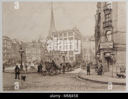 . Deutsch: Amburgo. Augenblicke einer Stadt 1882-1894. In 50 Zeichnungen von Johann Theobald Riefesell nach Originalen im Museum für Hamburgische Geschichte. Fischmarkt 08-03-1884 . Il 28 dicembre 2008. Johann Theobald Riefesell (1836-1895) Descrizione pittore tedesco Data di nascita e morte 1 Luglio 1836 19 gennaio 1895 Luogo di nascita e morte Hamburg Amburgo competente controllo : Q1696364 VIAF:?LCCN 47554794:?n83239516 GND:?11860077X WorldCat HH-Riefesell-39--08-03Fischmarkt -1884 Foto Stock