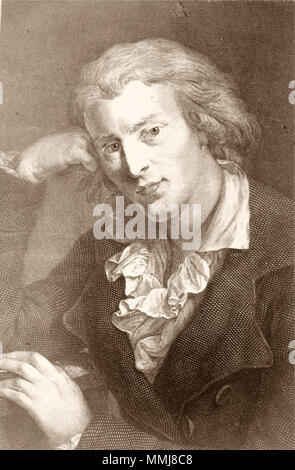. Deutsch: Johann Christoph Friedrich von Schiller 1759-1805 deutscher Dichter, Dramatiker, Philosoph und Historiker. . Xix secolo. Friedrich Schiller. Foto Stock