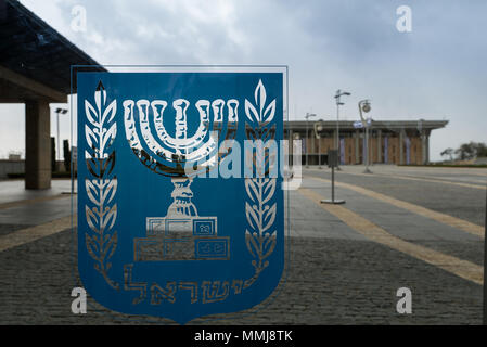 Tour alla Knesset a Gerusalemme, Israele Foto Stock