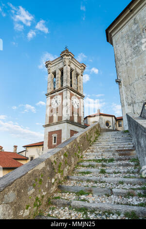 Sacro Monte di Varese (Santa Maria del Monte), borgo medievale, Italia. Nel 2003 inserito dall'UNESCO nella lista del Patrimonio Mondiale Foto Stock