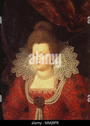 . Italiano: Maria de' Medici (1575-1642) regina di Francia . Il XVII secolo. Maria de' Medici da Frans Pourbus o Scipione Pulzone Foto Stock