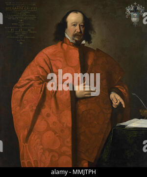 Bernardo Gritti, Proprefect di Bergamo. 1646. Carlo Ceresa Retrato de Bernardo Gritti Rijksmuseum Foto Stock