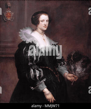 Ritratto di Anna Wake (1605-prima del 1669).[1] titolo alternativo(s): Ritratto di Anna Wake, moglie di Pietro Stevens.[2] Ritratto di Anne Wake.[3]. 1628. Anthony van Dyck 089 Foto Stock