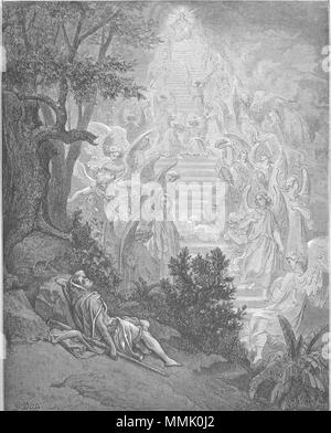 . Inglese: Jacob's Dream (GEN. 28:10-15) Русский: Видение Иаковым во сне лестницы (Быт. 28:10-15) . 1866. Gustave Doré (1832-1883) nomi alternativi Paul Gustave Doré Paul Gustave Louis Christophe Doré descrizione pittore francese, illustrator, incisore e caricaturista Data di nascita e morte 6 Gennaio 1832 23 gennaio 1883 Luogo di nascita e morte di Parigi Strasburgo sede di lavoro Parigi competente controllo : Q6682 VIAF:?ISNI 41839207:?0000 0001 2278 8373 ULAN:?500013657 LCCN:?n79089221 NLA:?35041510 WorldCat 021.Jacob's Dream Foto Stock