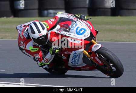 William Dunlop Bishopscourt circuito Racing Foto Stock