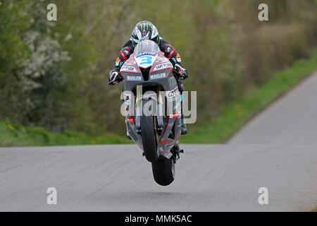 William Dunlop Bishopscourt circuito Racing Foto Stock