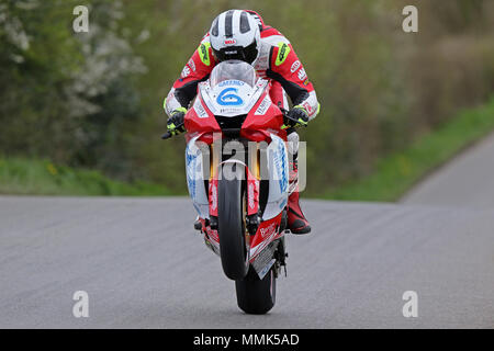 William Dunlop Bishopscourt circuito Racing Foto Stock