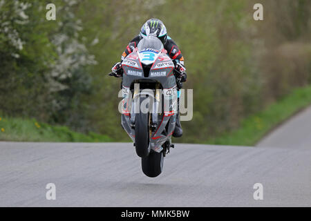 William Dunlop Bishopscourt circuito Racing Foto Stock