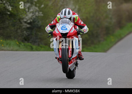 William Dunlop Bishopscourt circuito Racing Foto Stock