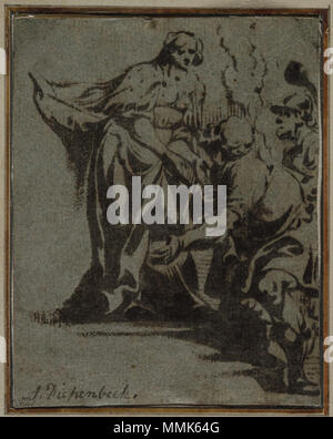 Una scena della mitologia classica,. circa 1620-50. Antoon Sallaert, Abraham van Diepenbeeck (dopo) - una scena dalla mitologia classica Foto Stock