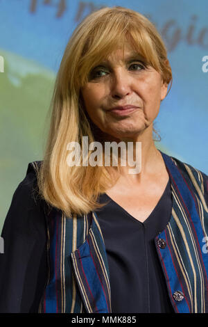 Torino, Italia. 11 maggio 2018. Cantante italiana dori ghezzi è ospite del 2018 Torino Salone del libro. Credito: Marco Destefanis/Alamy Live News Foto Stock