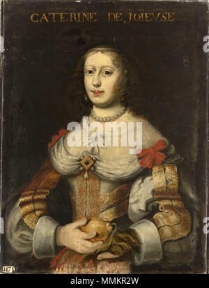 . Deutsch: Porträt Henriette Catherine de Joyeuses, Herzogin von Montpensier, später Herzogin von Guise inglese: Ritratto di Henriette Catherine de Joyeuse, duchessa di Montpensier e in seguito duchessa di guisa Français : Portrait de Henriette Catherine de Joyeuse, duchesse de Montpensier, puis de Guise . Il XVII secolo. Henriette Catherine de Joyeuse 01 Foto Stock