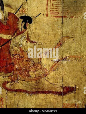 . Inglese: ammonimenti della Corte Instructress dettaglio (MI), dal British Museum. . 5 al VIII secolo. Gu Kaizhi (345-406) nomi alternativi Ku K'ai-chih cinese Descrizione del pittore e poeta Data di nascita e morte di circa 350 410 circa il luogo di nascita e morte di Wuxi Nanjing posizione Lavoro Nanjing competente controllo : Q378555 VIAF:?109582598 ISNI:?0000 0001 2147 4297 ULAN:?500120602 LCCN:?n82072851 NLA:?36732056 WorldCat Admoniciones de las Institutrices del Palacio de Las Damas (detalle) 1 Foto Stock