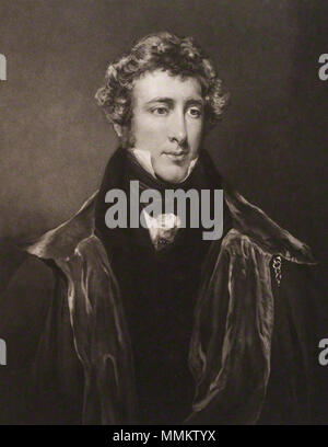 . Inglese: George Agar-Ellis, primo Baron Dover (1797-1833) da William Ward, pubblicato da Paolo e Dominic Colnaghi & Co, dopo John Jackson, mezzatinta, pubblicato il 10 Agosto 1833 14 1stBaronDover Foto Stock