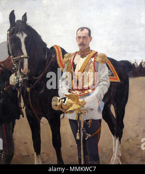 . Inglese: ritratto del Granduca Pavel Aleksandrovich Deutsch: Porträt des Großfürsten Pawel Alexandrowitsch Русский: Портрет великого князя Павла Александровича . 1897. 1897 Serow Pavel Aleksandrovich Foto Stock