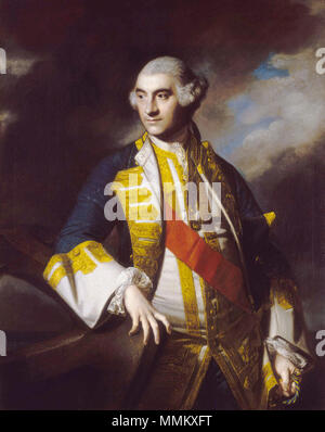 Admiral Charles Saunders (1713-1775 ca) *olio su tela *127 x 101,5 cm *circa 1765 Sir Charles Saunders2 Foto Stock