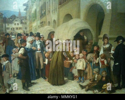 . Français : Albert Anker , Pestalozzi et les orphelins (1902) . 1902 pittura, fotografia 2012-09-17 15:25:53. Albrecht Samuel Anker (Aprile 1, 1831 - Luglio 16, 1910), photo Gind2005 32 Albert Anker 1902 Foto Stock