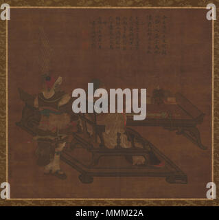 Guan Yu e Cang Zhou. La Dinastia Ming (1368-1644). Guan Yu e Cang Zhou Foto Stock