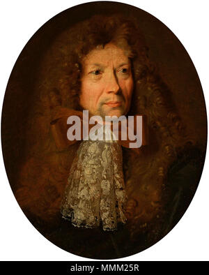 M.Ob.915; Largillierre Nicolas de (1656-1746) (malarz); Portret mężczyzny (Pierre'a van Schuppen); 1680-1683; olej; płótno; 66x53 Largillière Pierre van Schuppen Foto Stock