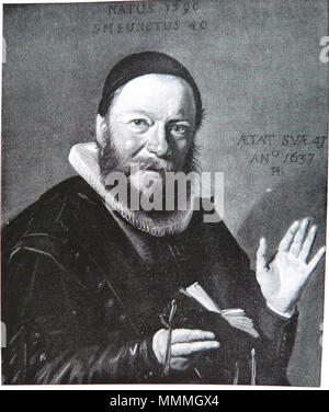 . Inglese: Ritratto di Caspar Sibelius . 1637. Frans Hals (1582/1583-1666) nomi alternativi Frans Hals Franchoisz Descrizione pittore olandese e disegnatore Data di nascita e morte 1582 o 1583 26 agosto 1666 Luogo di nascita e morte Anversa Haarlem periodo di lavoro tra circa 1603 e circa 1666 sede di lavoro Haarlem competente controllo : Q167654 VIAF:?100165653 ISNI:?0000 0001 1453 225X ULAN:?500027794 LCCN:?n78091972 NLA:?35164870 WorldCat Frans Hals - Caspar Sibelius Foto Stock