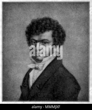 . Inglese: Ferdinand Ries Svenska: Ferdinand Ries . circa 1815. Nils Personne (testo), Sconosciuto (immagine) 094-Ferdinand Ries-Svenska teatern 3 Foto Stock