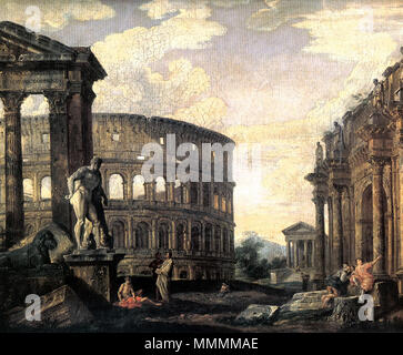 Giovanni Paolo Pannini - Ruínas de Roma Antiga Foto Stock