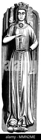 . Inglese: Berengaria di Navarra . 1915. Storia dell'Inghilterra da SAMUEL R. Gardiner 80 Berengarie Foto Stock