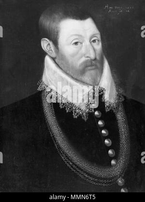 Ritratto di un gentiluomo inglese. circa 1596. 100 Brooklyn Museum - Ritratto di un gentiluomo inglese Foto Stock