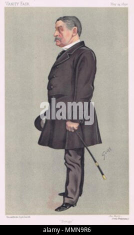 . La caricatura di col la Hon HWJ Byng JP. Leggere la didascalia "Byngo'. . 1892. Henry Charles Seppings-Wright 106 Henry Byng Vanity Fair 1892-05-14 Foto Stock