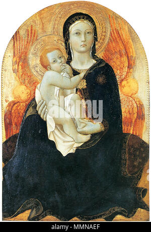 Madonna di umiltà. Tra il 1440 e il 1449. Sano di Pietro Madonna dell'Umiltà Foto Stock