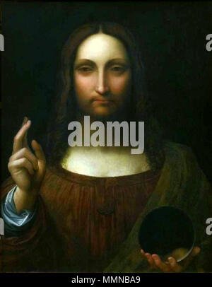 Salvator Mundi. Tra il 1516 e il 1517. Sesto Salvator Mundi Foto Stock