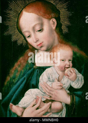 La Madonna e il bambino.. circa 1525-1530. Cleve Madonna e Bambino Foto Stock
