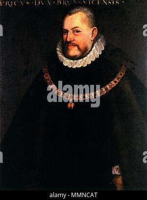 Ritratto di Enrico II, duca di Brunswick-Lüneburg (1528-1584). circa 1573. Erich von Calenberg II Foto Stock