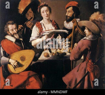 Concerto.. circa 1620-1630. La Tarte Concerto Foto Stock