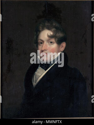 . Inglese: Samuel Finley Breese Morse, American, 1791 - 1872 il capitano Demaresque di Gloucester, Massachusetts olio su pannello 36,5 x 28,5 cm. (14 3/8 x 11 1/4 in.) telaio: 44 × 37 × 3 cm (17 5/16 × 14 9/16 x 1 3/16 in.) Museo acquisto1951-3 y . Data sconosciuta. Samuel Morse 6 1925, Morse, Samuel F.B., Capitano Demaresque di Gloucester, MassachusettsFXD Foto Stock