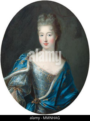 Françoise-Marie de Bourbon, Légitimée de France, 'duchesse de Chartres' par Pierre Gobert Foto Stock