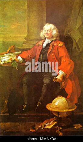 . Ritratto del capitano Thomas Coram ritratto del capitano Thomas Coram. 1740. Hogarth coram Foto Stock