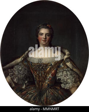 Louise-Élisabeth de France, duchesse de Parme da un artista sconosciuto dopo J.-M. Nattier Foto Stock