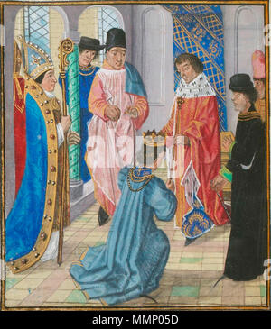 . Inglese: abdicazione di Richard II d'Inghilterra Čeština: Abdikace Richarda II. 23 Abdikace Richarda2 Foto Stock