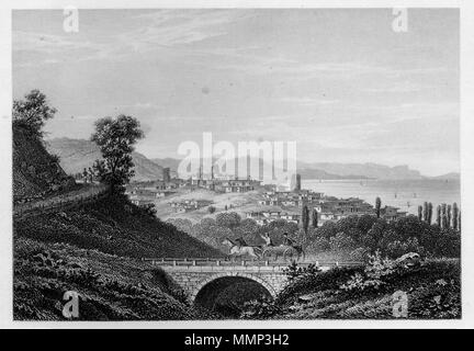 . Inglese: Crimea Alushta 1869 Русский: Крым, Алушта, 1869 год . 1869. 40 sconosciuto Alushta 1869 Foto Stock