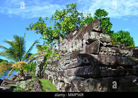 Nan Madol sito archeologico, Pohnpei, Stati Federati di Micronesia Foto Stock