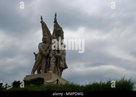 Il memorial vicino Kalach sul Don dove le forze russe infine circondano l'esercito tedesco nel novembre 1942 durante combattimenti sul fronte orientale Foto Stock