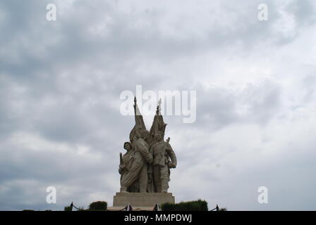 Il memorial vicino Kalach sul Don dove le forze russe infine circondano l'esercito tedesco nel novembre 1942 durante combattimenti sul fronte orientale Foto Stock