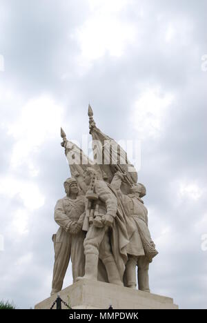 Il memorial vicino Kalach sul Don dove le forze russe infine circondano l'esercito tedesco nel novembre 1942 durante combattimenti sul fronte orientale Foto Stock