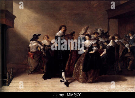 Una allegra compagnia. 1632. Anthonie Palamedesz. - Una allegra compagnia - WGA16872 Foto Stock