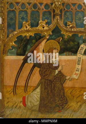 L Arcangelo Gabriele da una Annunciazione. Nel 1450 circa. L Arcangelo Gabriele da un'Annunciazione - Google Art Project Foto Stock